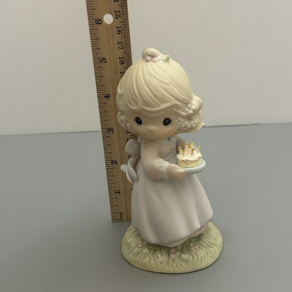 Precious Moments May Your Birthday Be a Blessing Figure Enesco VTG 1990  NO BOX - Picture 6 of 6